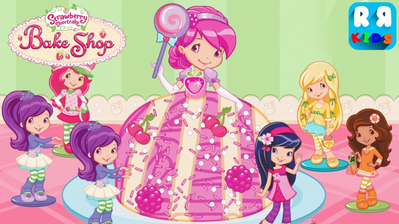 Strawberry Shortcake Bake Shop - Best Cooking Apps for Kids - Part 3 Baking Cake Raspberry Tart