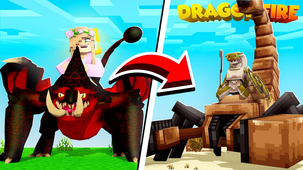 WE HATCHED A DEATH GRIPPER! | Minecraft DragonFire The Corruption | Little Kelly