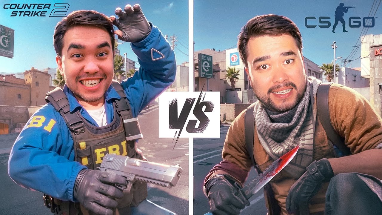 O'TMISHGA SAYOHAT CSGO O'YINI QAYTDI CS2 BILAN SOLISHTIRAMIZ