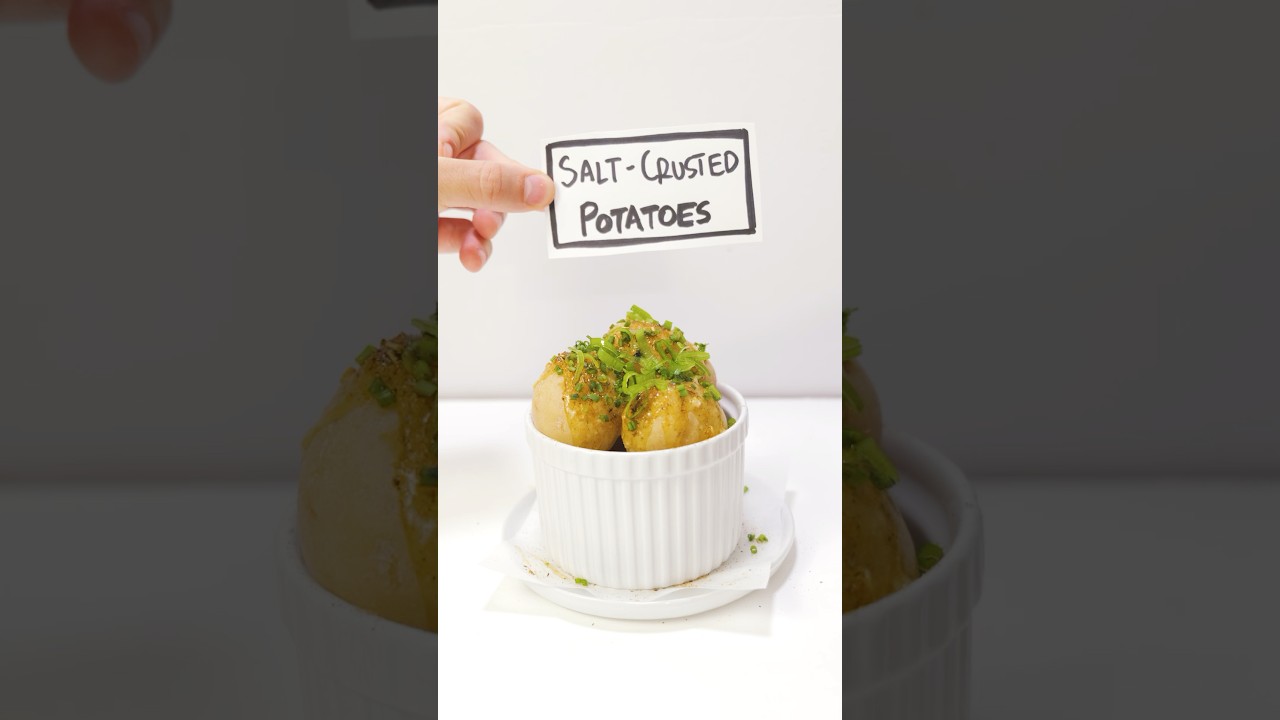 Salt-Crusted Potatoes #cooking #food