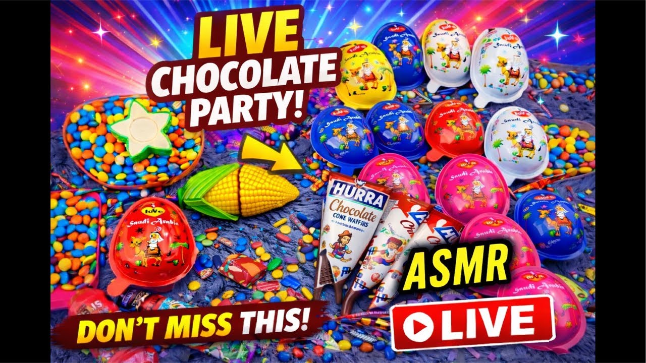 satisfied video with candy asmr 🤡🍭🤡unboxing🤡 #asmr #livestrem