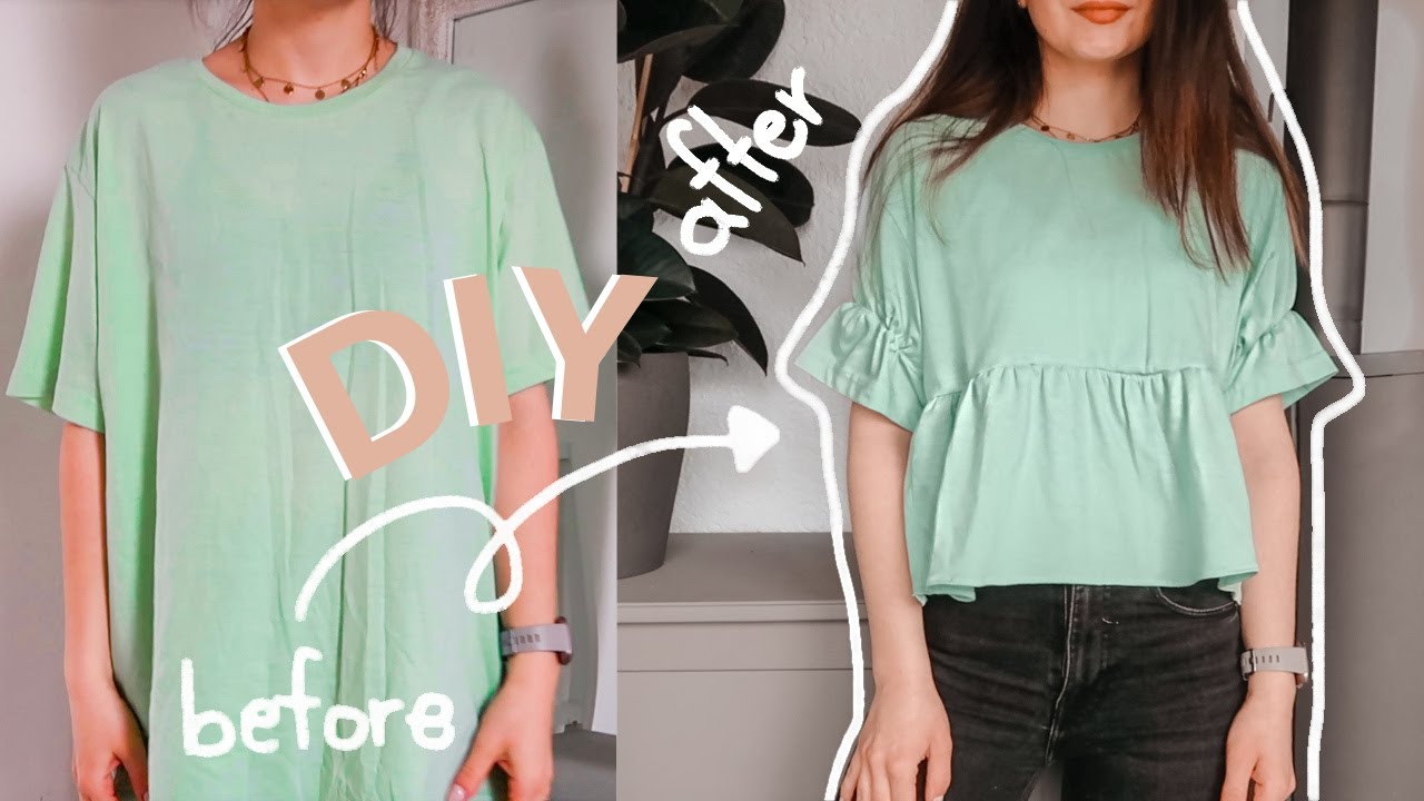 Преображение футболки своими руками | Thrift Flip | Owlipop DIY