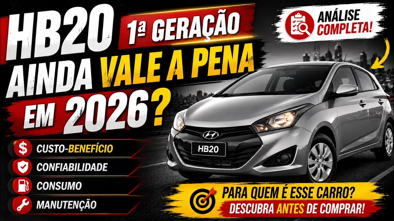 Vale a pena comprar um HB20 de primeira geração em 2026?