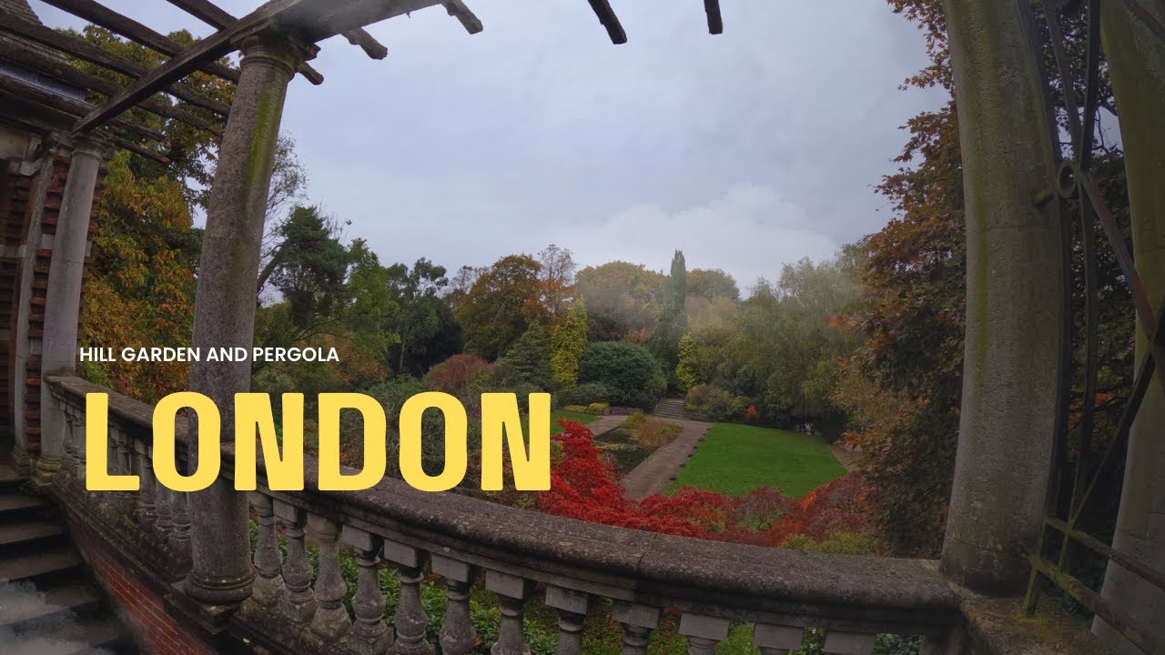 The Hill Garden and pergola | London | 4K HDR