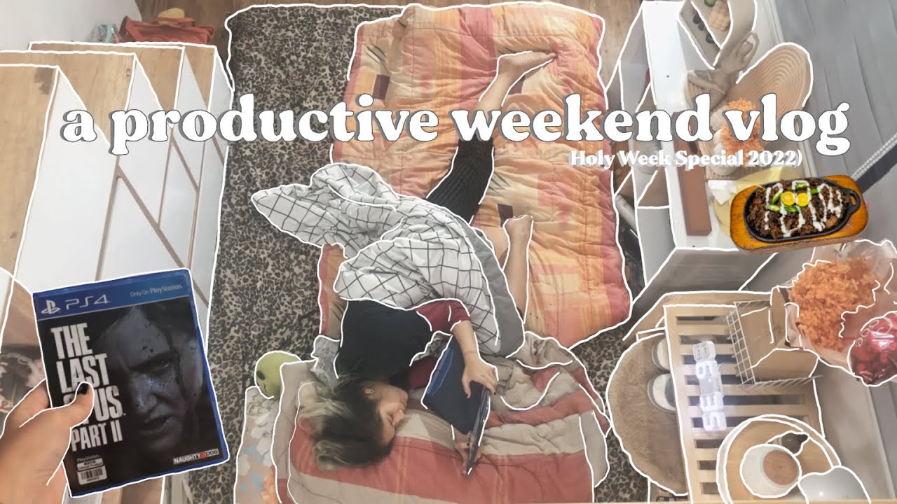 🎮 A Productive Weekend Vlog: episode 5 ( Holy Week Special 2022 ) 🌦️