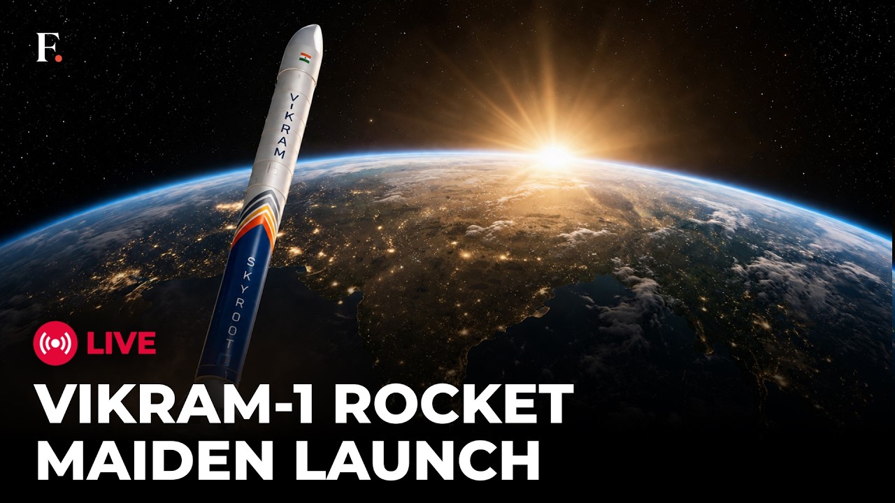 Skyroot Vikram-1 Launch LIVE: Mission Aagaman | Test Flight-1 | India's First Private Orbital Rocket