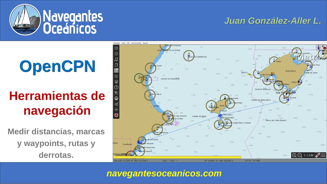 OpenCPN Herramientas de navegación