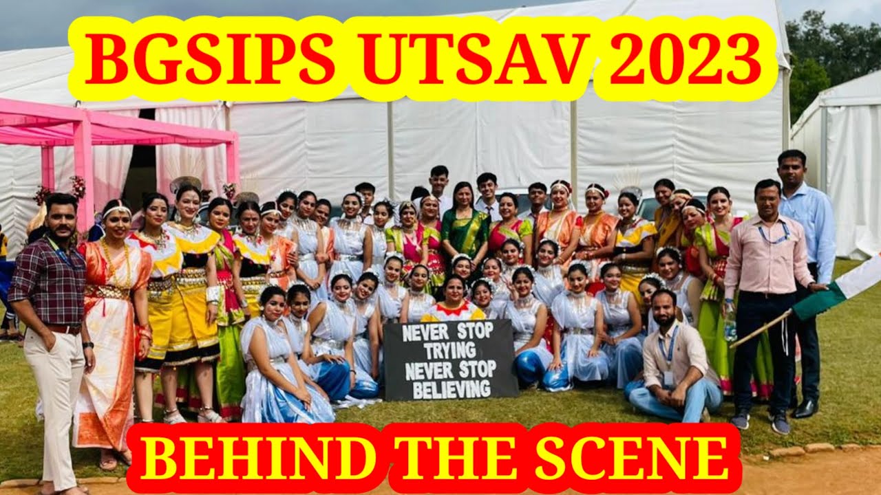 || BGSIPS UTSAV 2023|| BEHIND THE SCENE || BGSIPS DWARKA NEW DELHI|| FOUNDATION DAY IN THE MAKING||