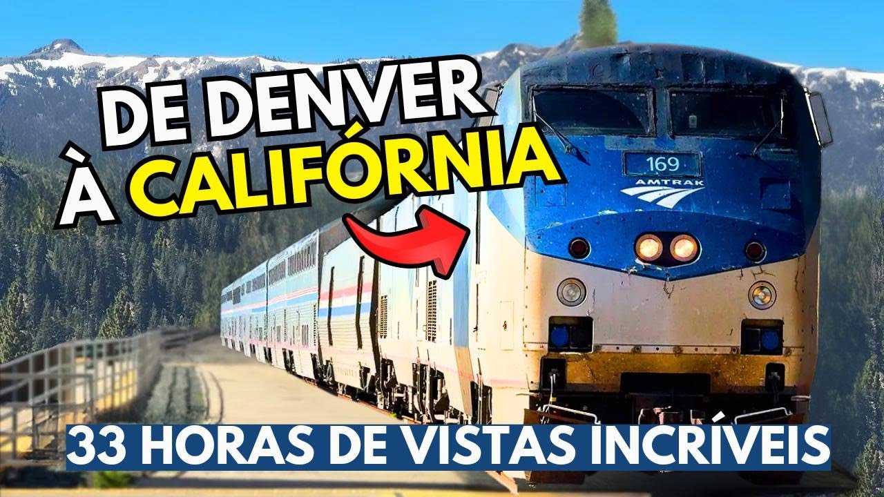 33 HORAS no Trem Mais Deslumbrante dos EUA - Amtrak California Zephyr