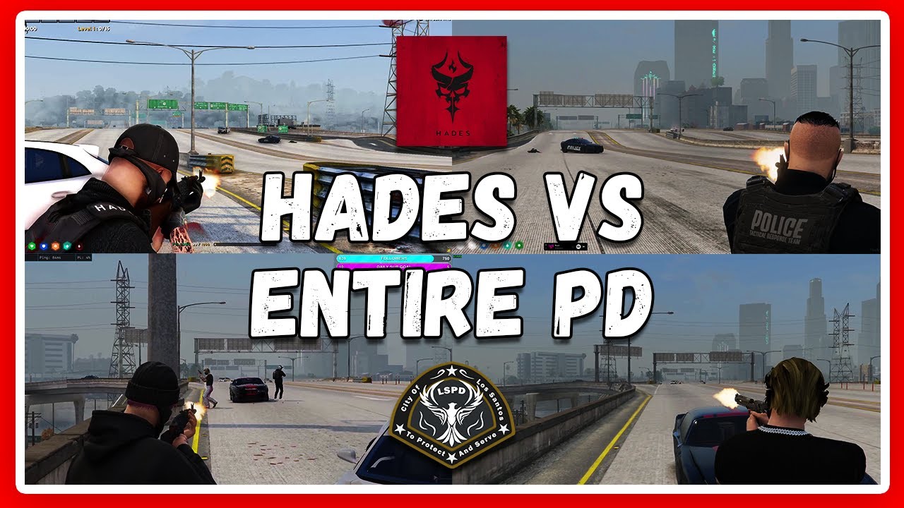 🔥 Hades WIPE ENTIRE PD After ROBBING A 24/7 STORE 🔥 MULITPOV 6v10 | NoPixel GTA RP