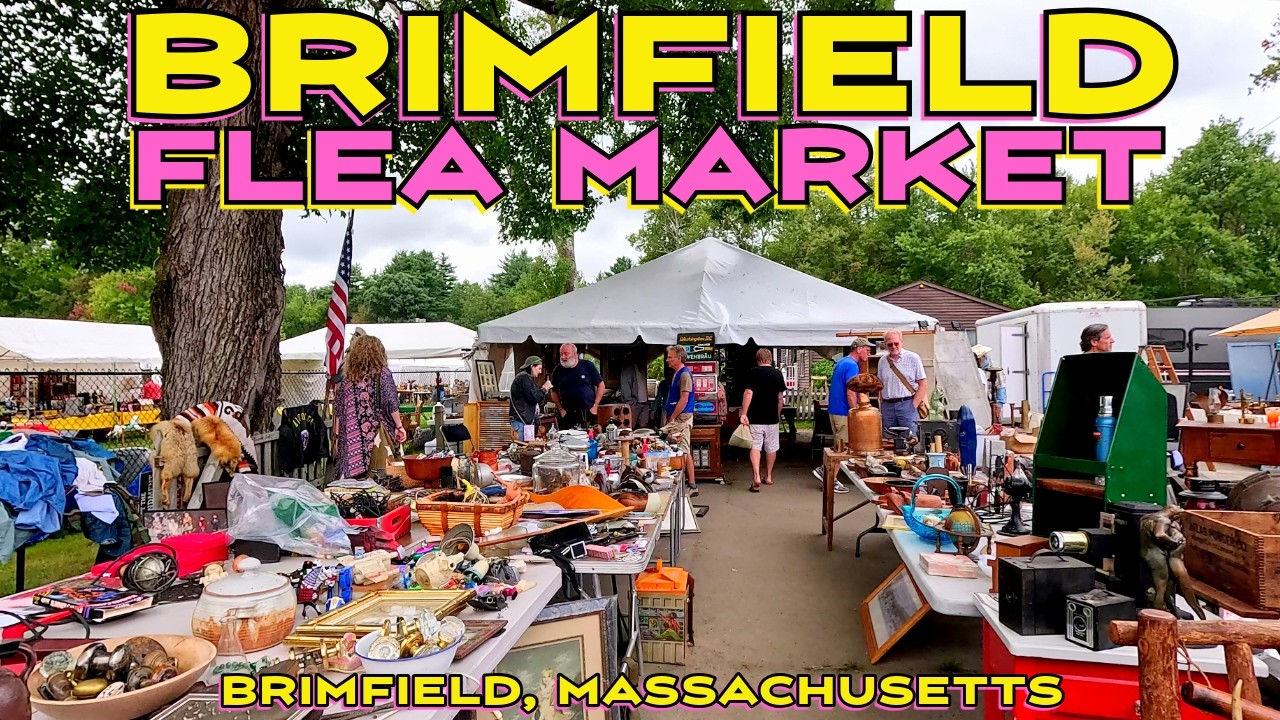The Brimfield Flea Market: Great Deals, Endless Nostalgia & A Big Fat Caterpillar!
