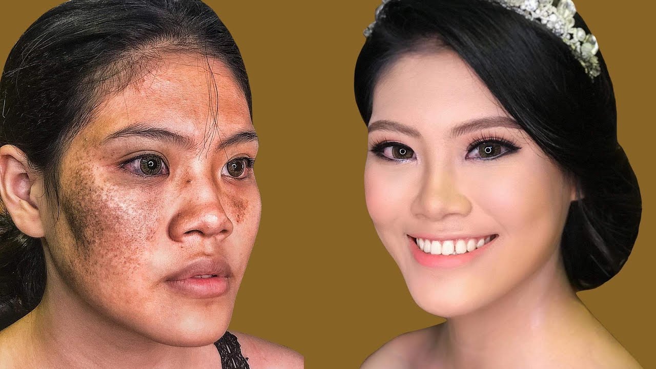 Trang Điểm Cô Dâu Da Nám Chàm  Đẹp Không Tì Vết / Hùng Việt Makeup