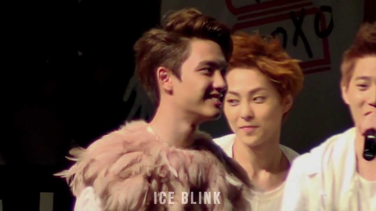 [FANCAM] 130613 용산 팬싸인회 경수 준면 Black Pearl + 나비소녀