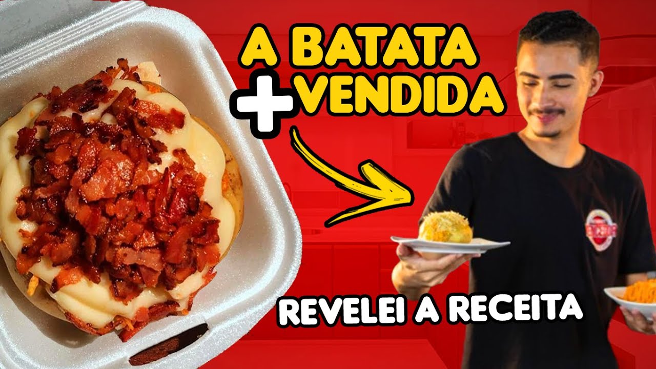 Minha Receita SECRETA de BATATA RECHEADA que me fez FATURAR R$7MIL em 15 Dias