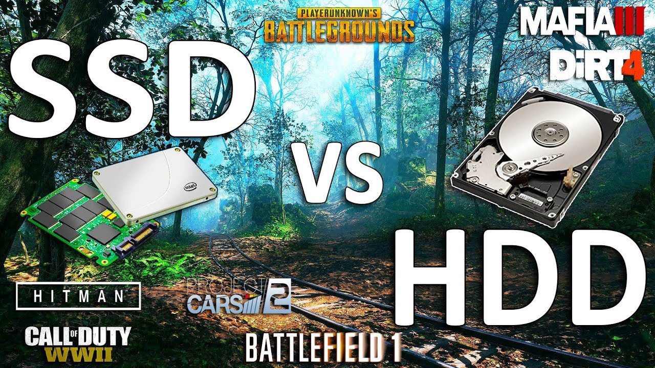 SSD vs HDD Test in New 7 Games (FPS\Loading)