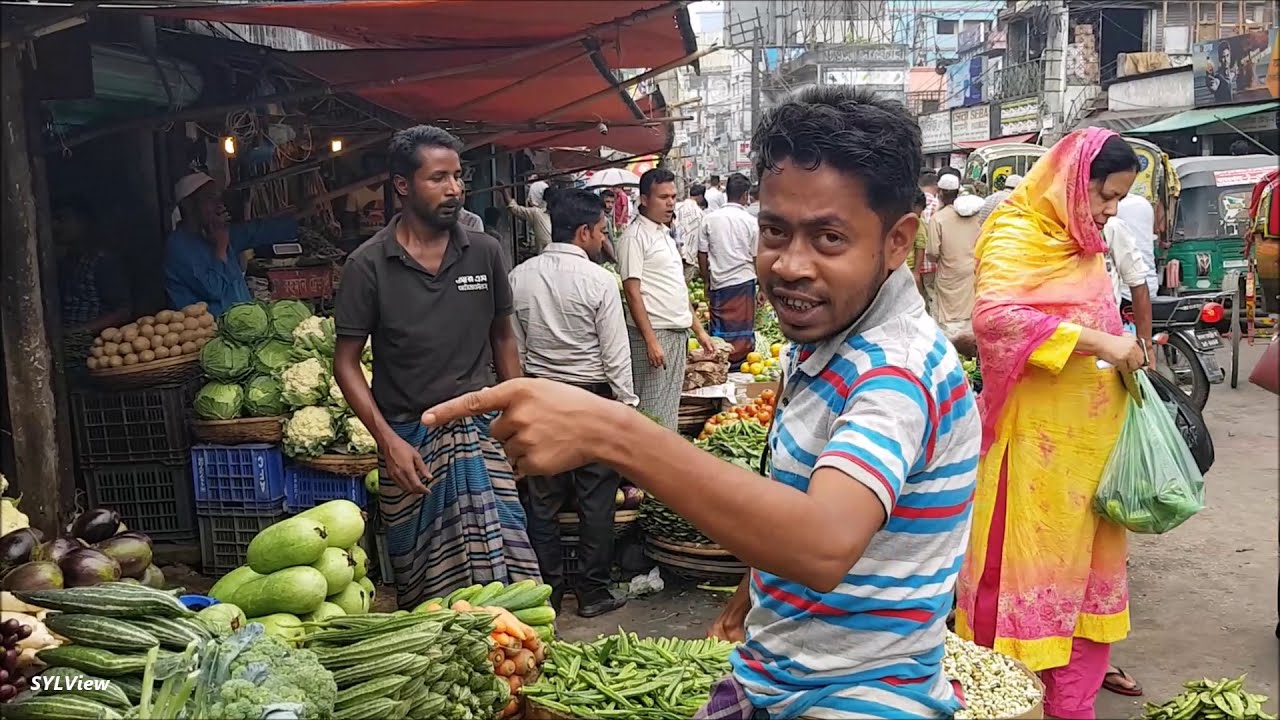 সিলেট বন্দর বাজার/Sylhet Bondor Bazar Fresh Vegetable Market