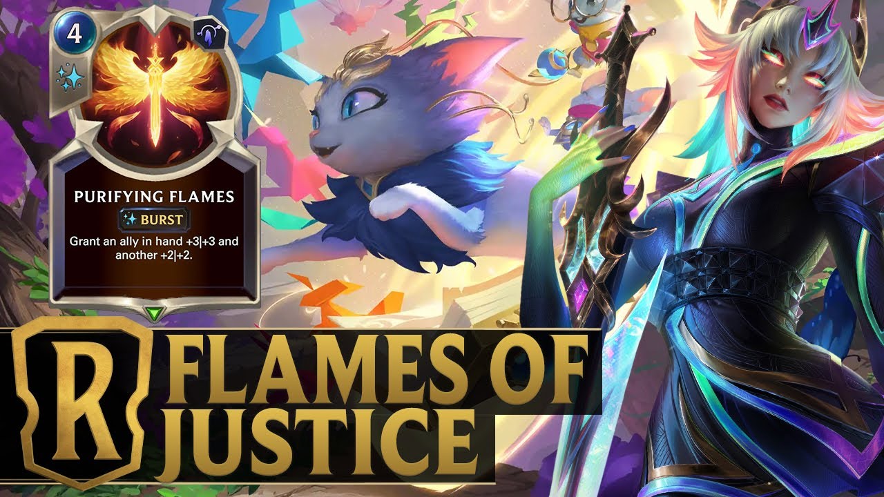 Flames of Justice - Kayle & Yuumi Deck - Legends of Runeterra