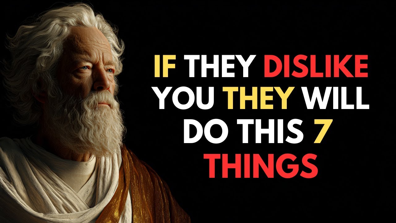 7 Signs That Someone Dislikes You and is Hiding it | STOIC PHILOSOPHY
