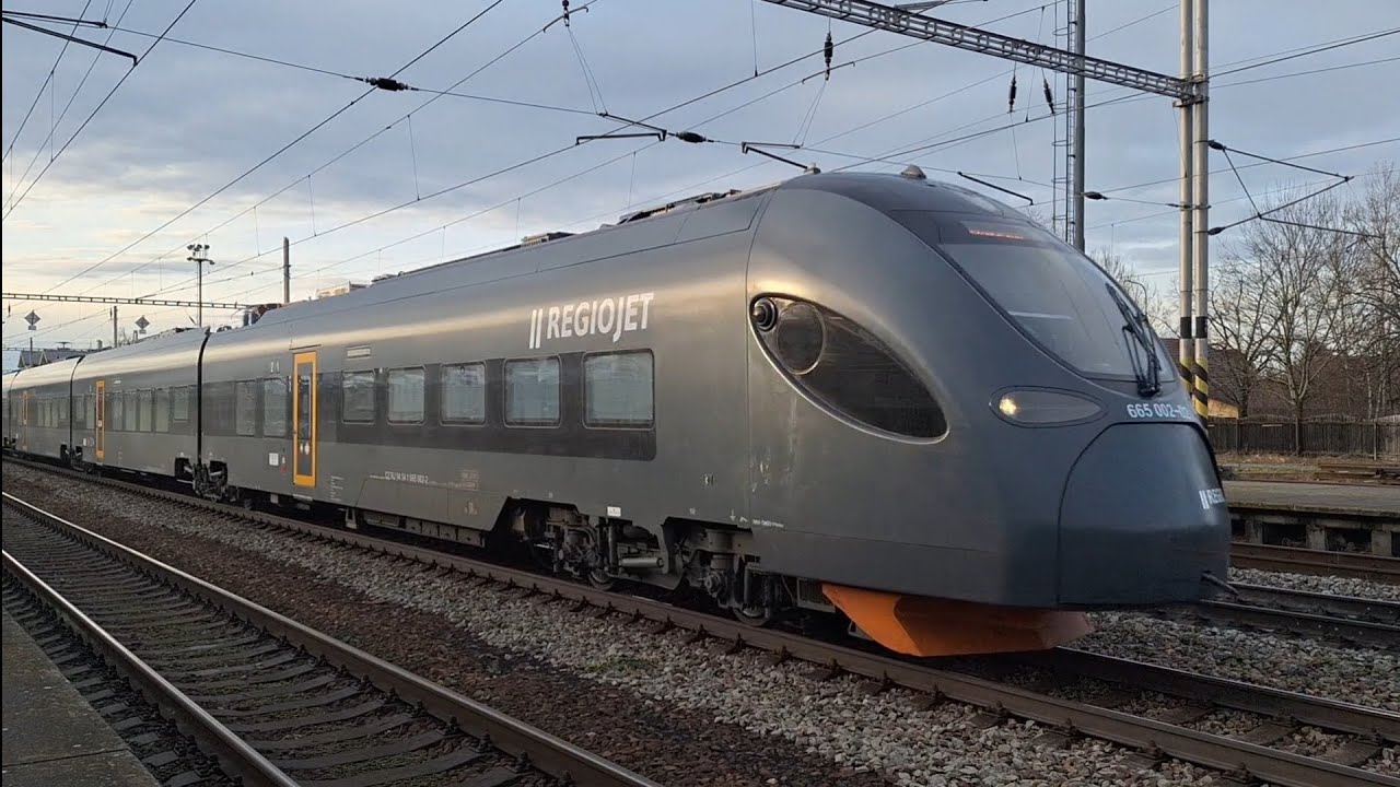 Vlaky Lysá nad Labem. NOVÝ SIRIUS. 9.2.2024