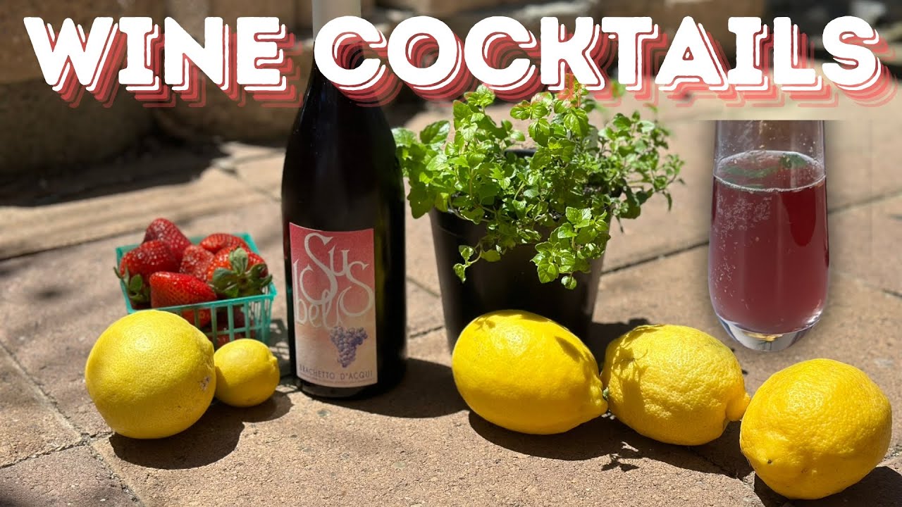 How to Make WINE COCKTAILS and SPRITZ for Your Next Aperitivo!