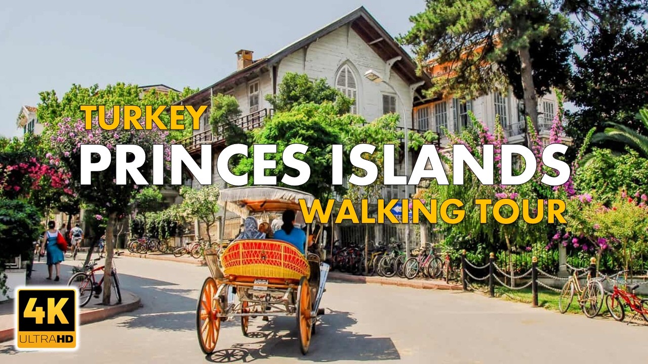 Princes' Islands Istanbul 4K Walking Tour | A Hidden Gem of Turkey
