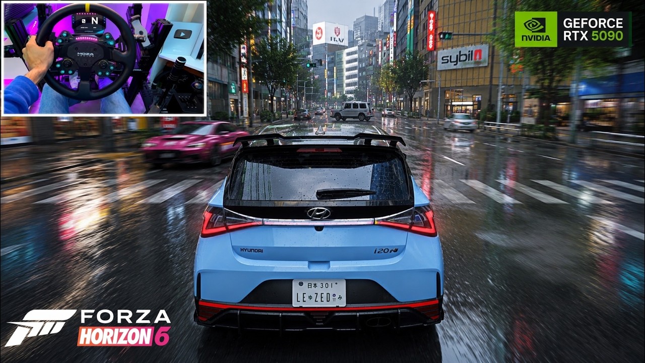 Hyundai i20 N - Forza Horizon 6 | Moza R16 Gameplay 4K