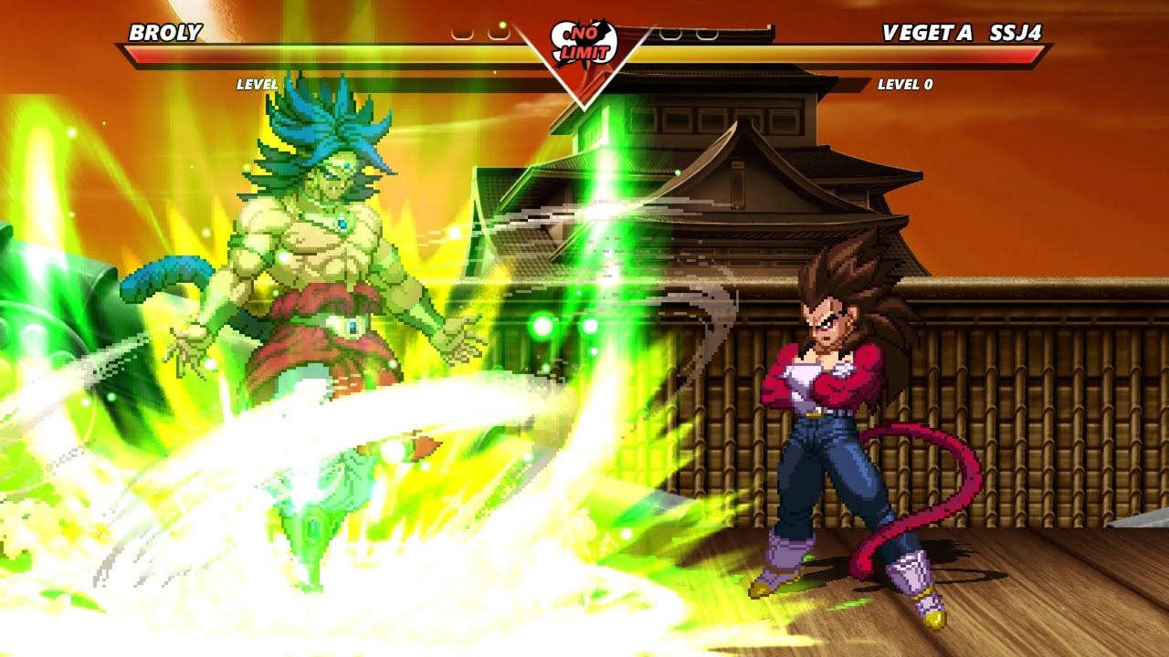 BROLY vs VEGETA SSJ4 - Highest Level Insane Fight‼️