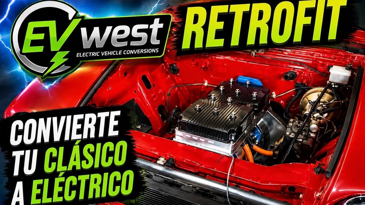 EVWest Conversión a eléctrico, Retrofit EV #retrofit #ev #electric #solarenergy #reciclaje