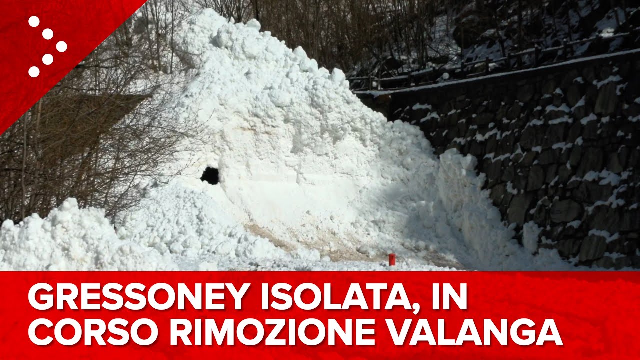 LIVE Gressoney isolata da valanga, in corso rimozione neve dall’imbocco del tunnel: diretta video