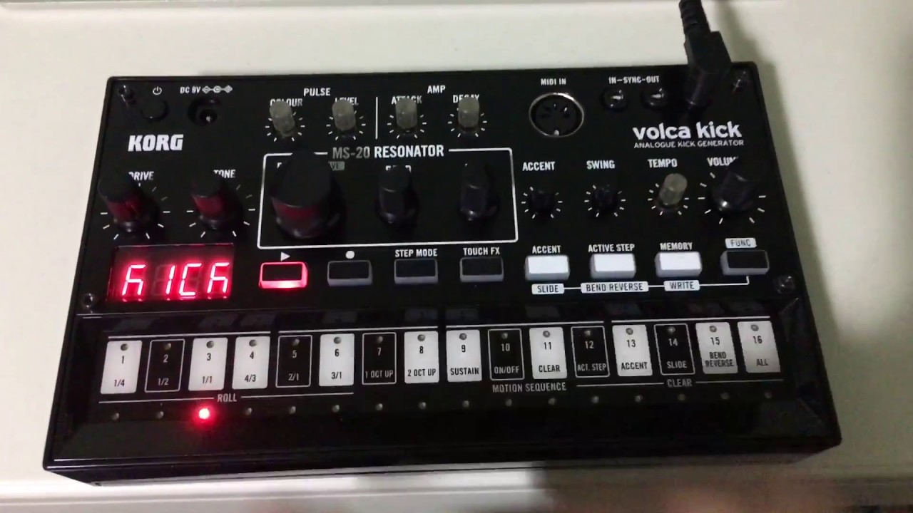 Korg Volca Kick Presets