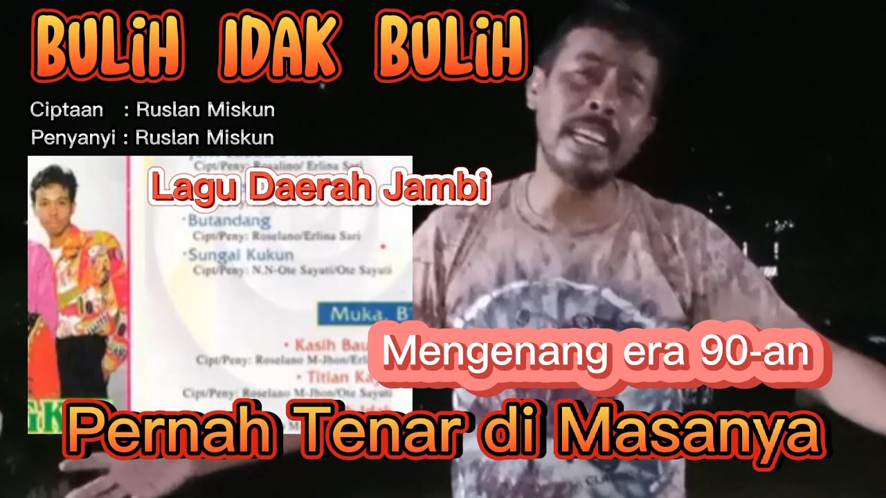 HITS DITAHUN 90-AN.PERNAH DIKIRA GILA, KETIKA CIPTAKAN LAGU BULIH IDAK BULIH.VERSI ORIGINAL SONG.