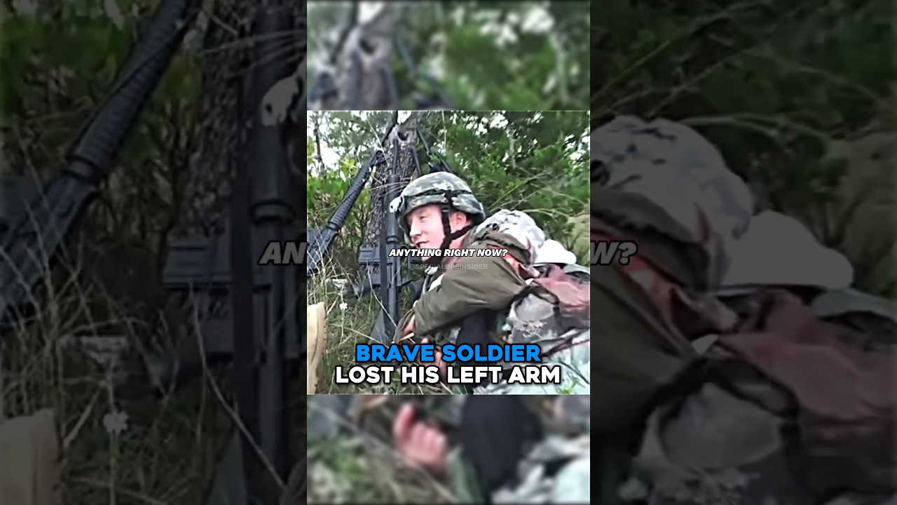 Brave Soldier Lost His Left Arm