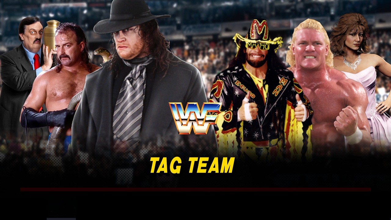 WWE 2K25 | The Undertaker & Jake Roberts  vs.Randy Savage & Sid Justice