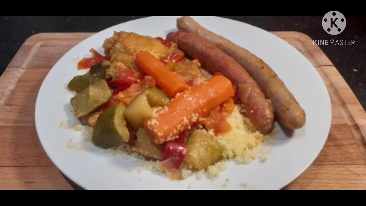 COUSCOUS super simple ! 🥒🍅🍗🍴😋