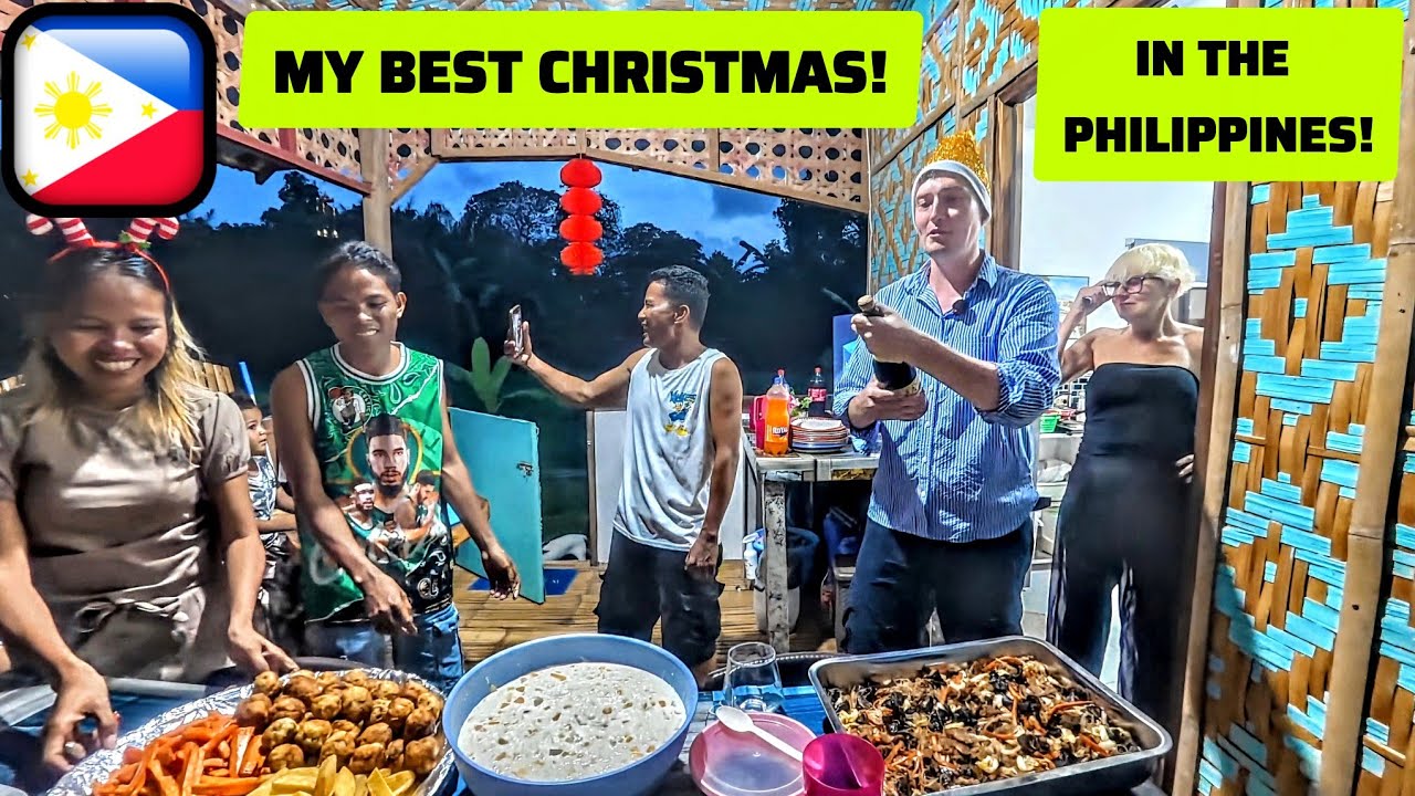 Мама и британская гостья были в шоке от Рождества на Филиппинах! 🇵🇭