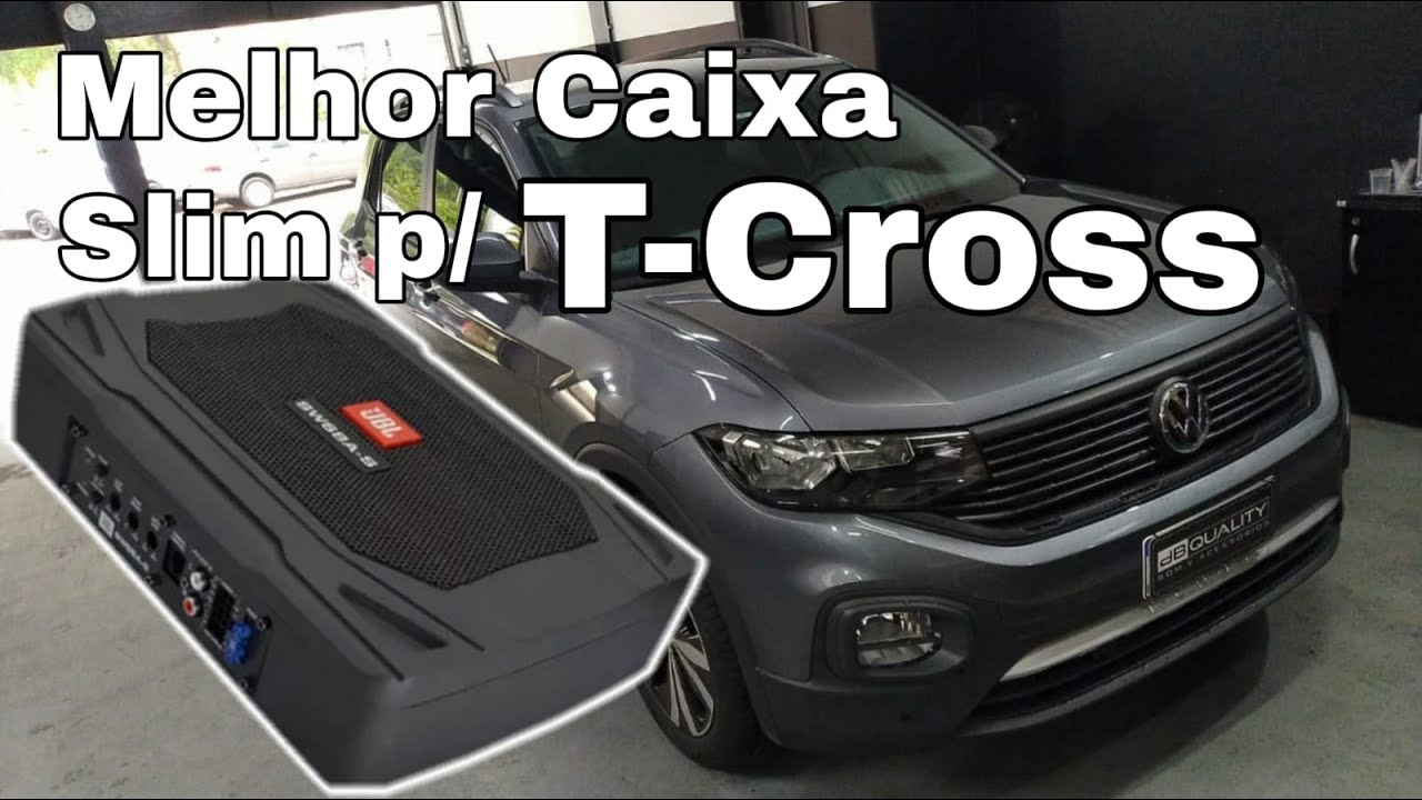 Conheça a melhor CAIXA SLIM para a T-Cross modelo JBL SW68A-S.