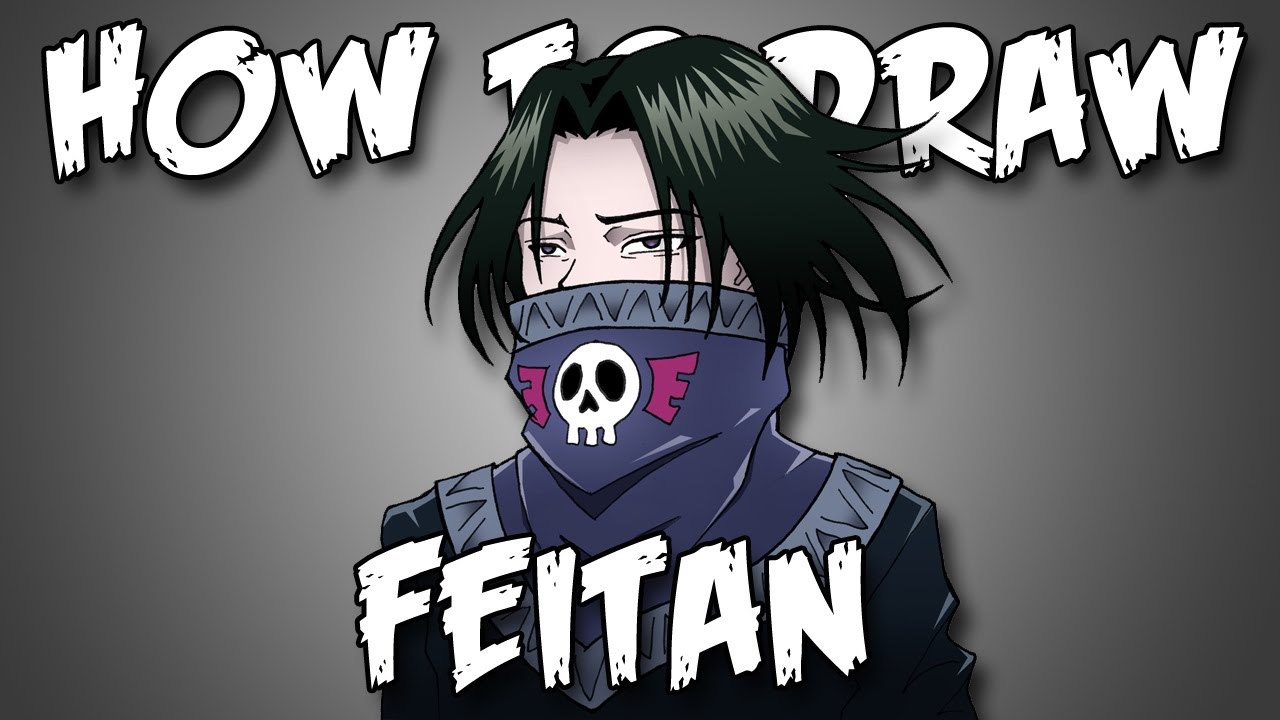 Draw Feitan From Hunter X Hunter  - Quick Simple Easy How To Steps For Beginners フェイタン
