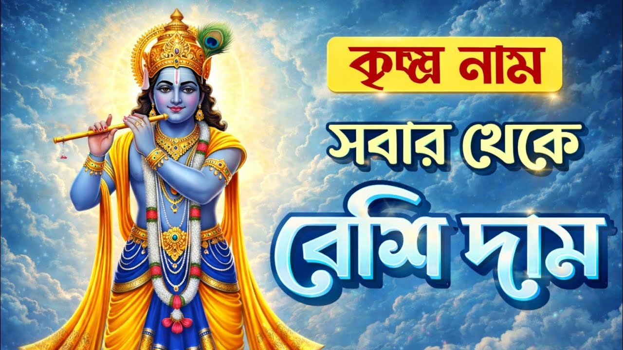 কৃষ্ণ নাম সবার থেকে বেশি দাম 🕉️ | হৃদয় ছোঁয়া ভক্তিগীতি