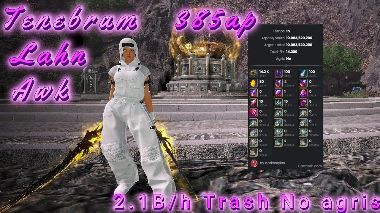 BDO 1h Tenebrum Lahn awk 14.2k No agris 22.5k agris