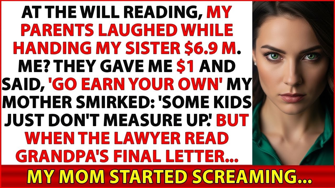 At The Will Reading, Myparents Laughed Whilehanding My Sister $6.9 M.Me? They Gave Me $1 Andsaid