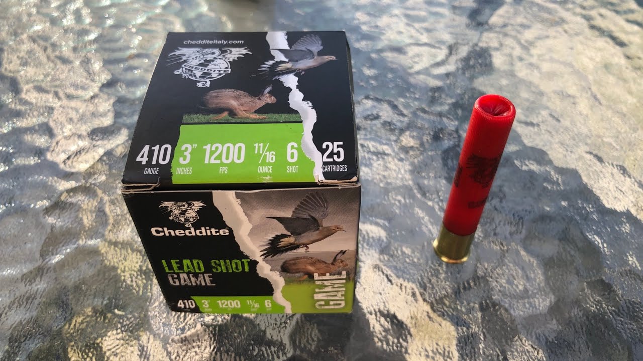 Cheddite .410 3” 11/16 Ounce #6 Shot Game Load - Breakdown