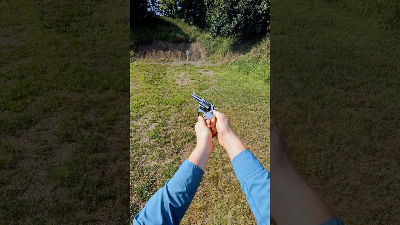 POV Smith & Wesson Model 36 &mdash; Slow Fire on Steel 🎯