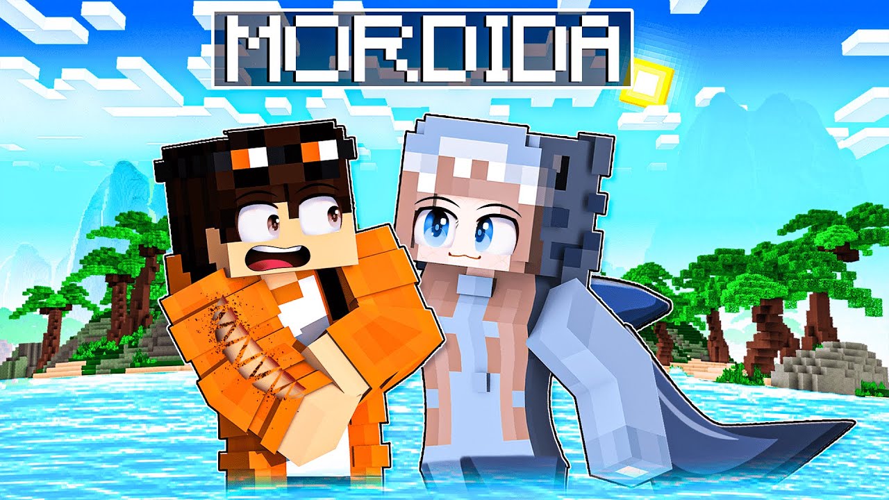 STHAN foi MORDIDO pela GAROTA TUBARÃO no Minecraft!
