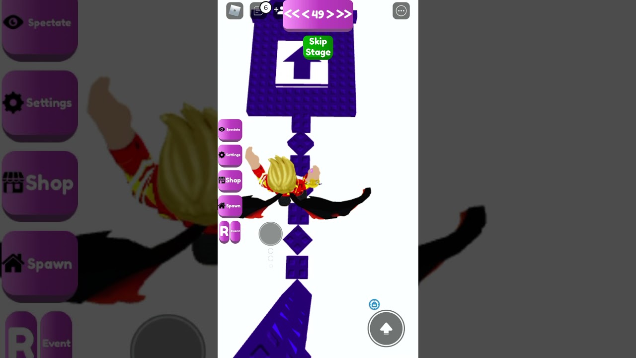Doing a roblox obby vertical (HARD)
