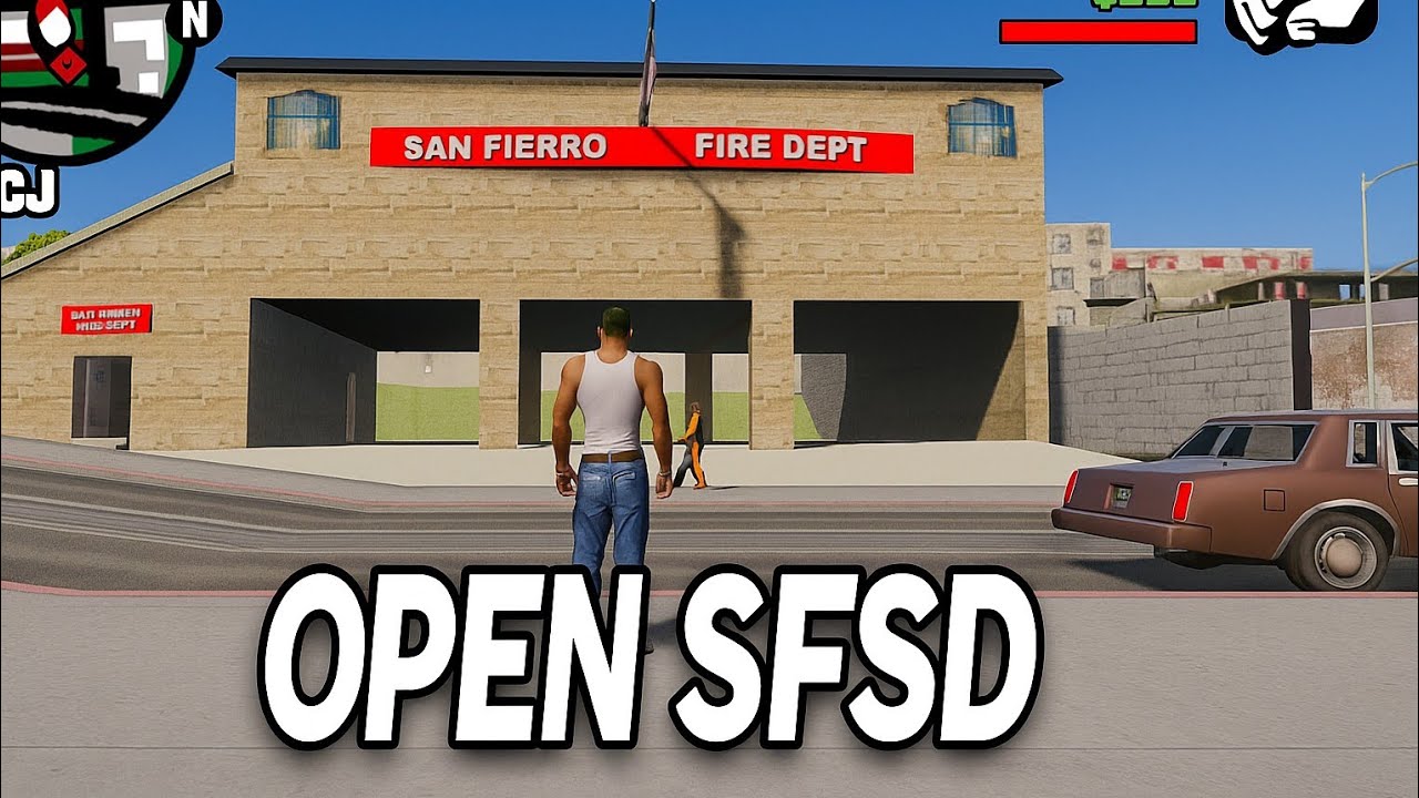 GTA San Andreas Open SFSD Mod | Fire Department Interior Access | Android & PC Easy Installation