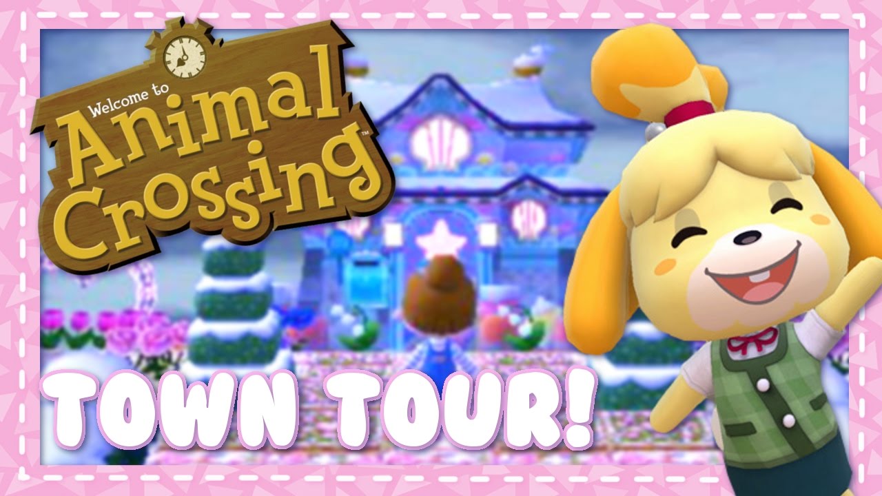 Animal Crossing New Leaf Kawaii Town Tour Updated!