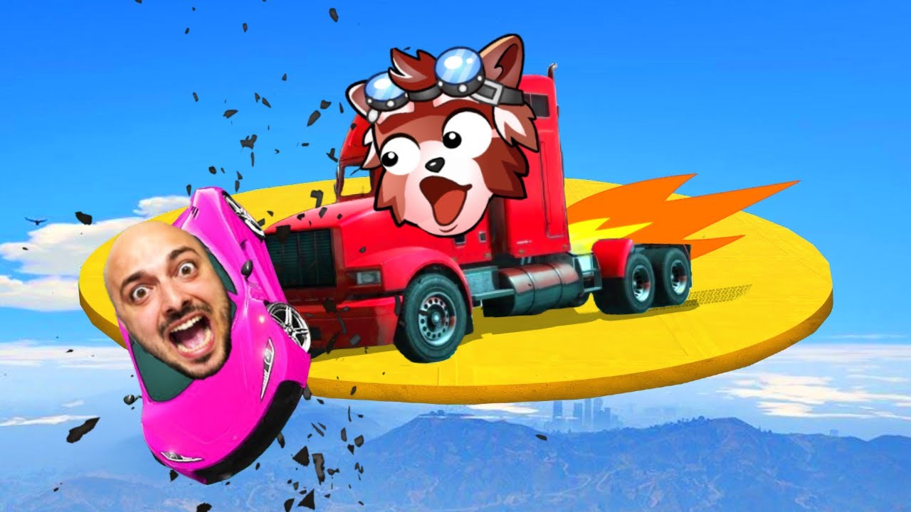 L-AM ARUNCAT DE LA 10000 M in GTA 5 SUMO! *Extrem de amuzant*