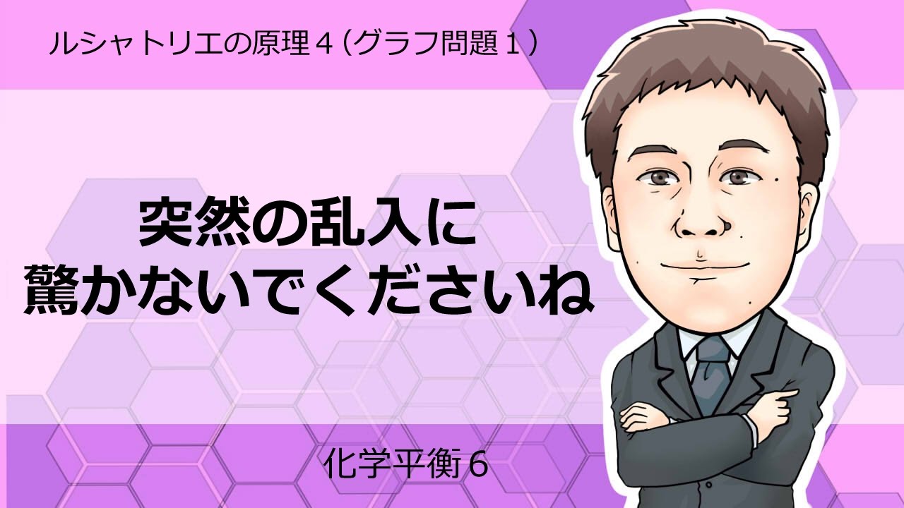 化学平衡⑥　ルシャトリエの原理4(グラフ問題1)