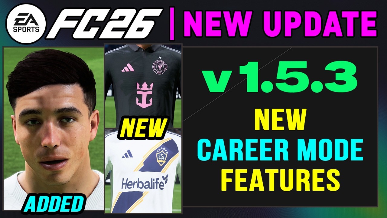 EA FC 26 NEWS | NEW UPDATE - Additions, Real Faces & Career Mode Fixes ✅