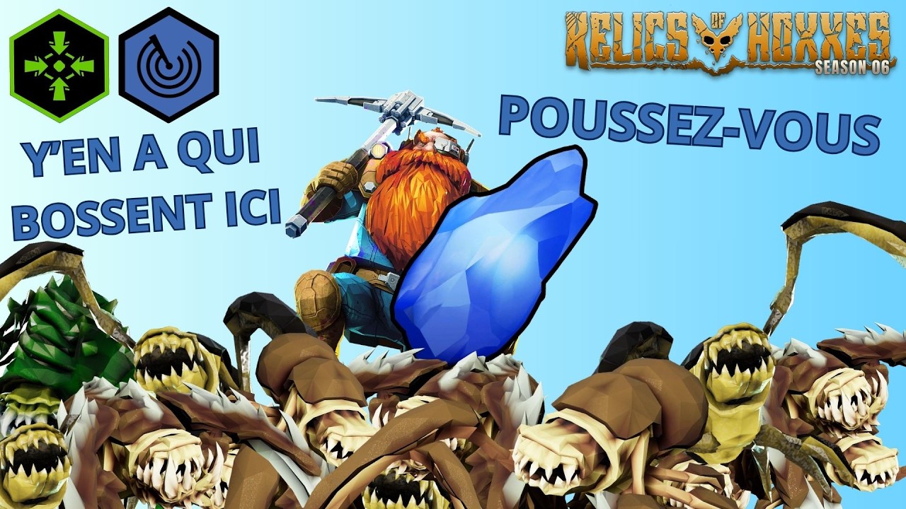Un nain travailleur au milieu des insectes oisifs, violents et intol&eacute;rants - Deep Rock Galactic FR